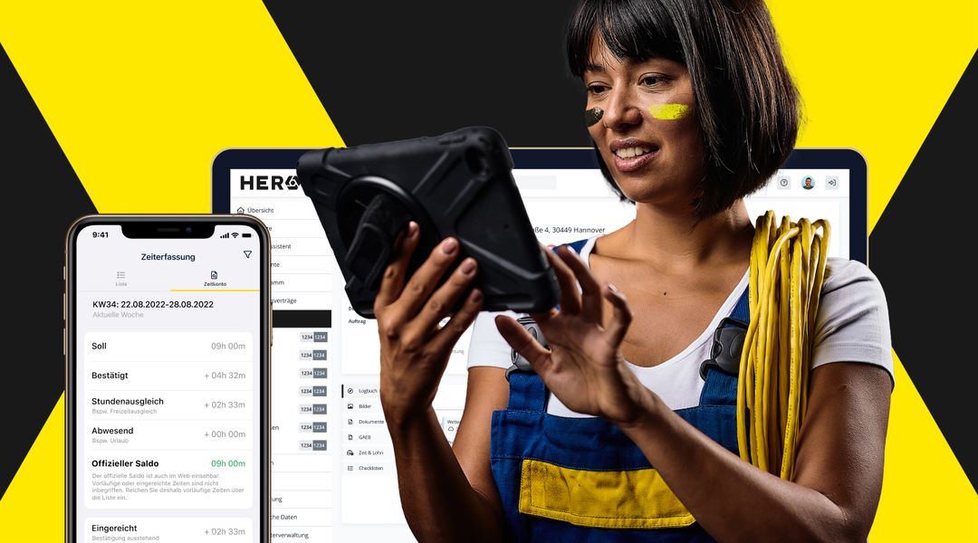 Hero richtet sich an große Handwerksbetriebe